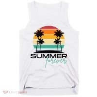 Summer Forever Retro Sunset Tropical Tank Top thumb 0