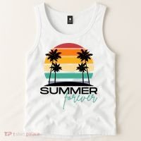Summer Forever Retro Sunset Tropical Tank Top thumb 2