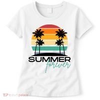 Summer Forever Retro Sunset Tropical Women's T-Shirt thumb 0