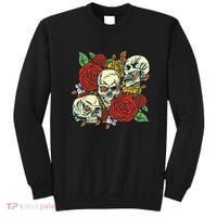 Skull Floral Rose Sweatshirt thumb 0