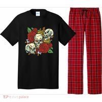 Skull Floral Rose Pajama Set thumb 0