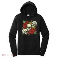 Skull Floral Rose Women's Hoodie thumb 0