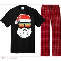 Santa Face Retro Sunglasses Christmas Xmas Pajama Set thumb 0