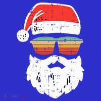 Santa Face Retro Sunglasses Christmas Xmas Visor thumb 3