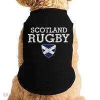 Scottish Flag Rugby Doggie Tank thumb 0