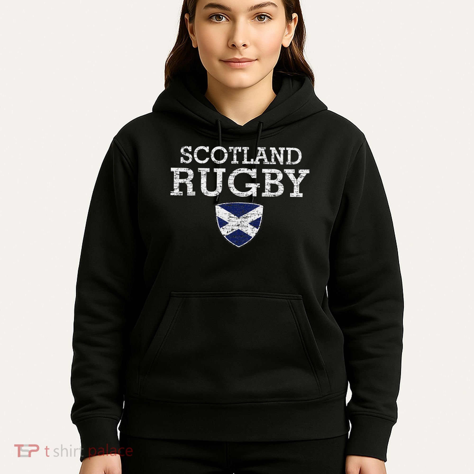 Scottish Flag Rugby Hoodie