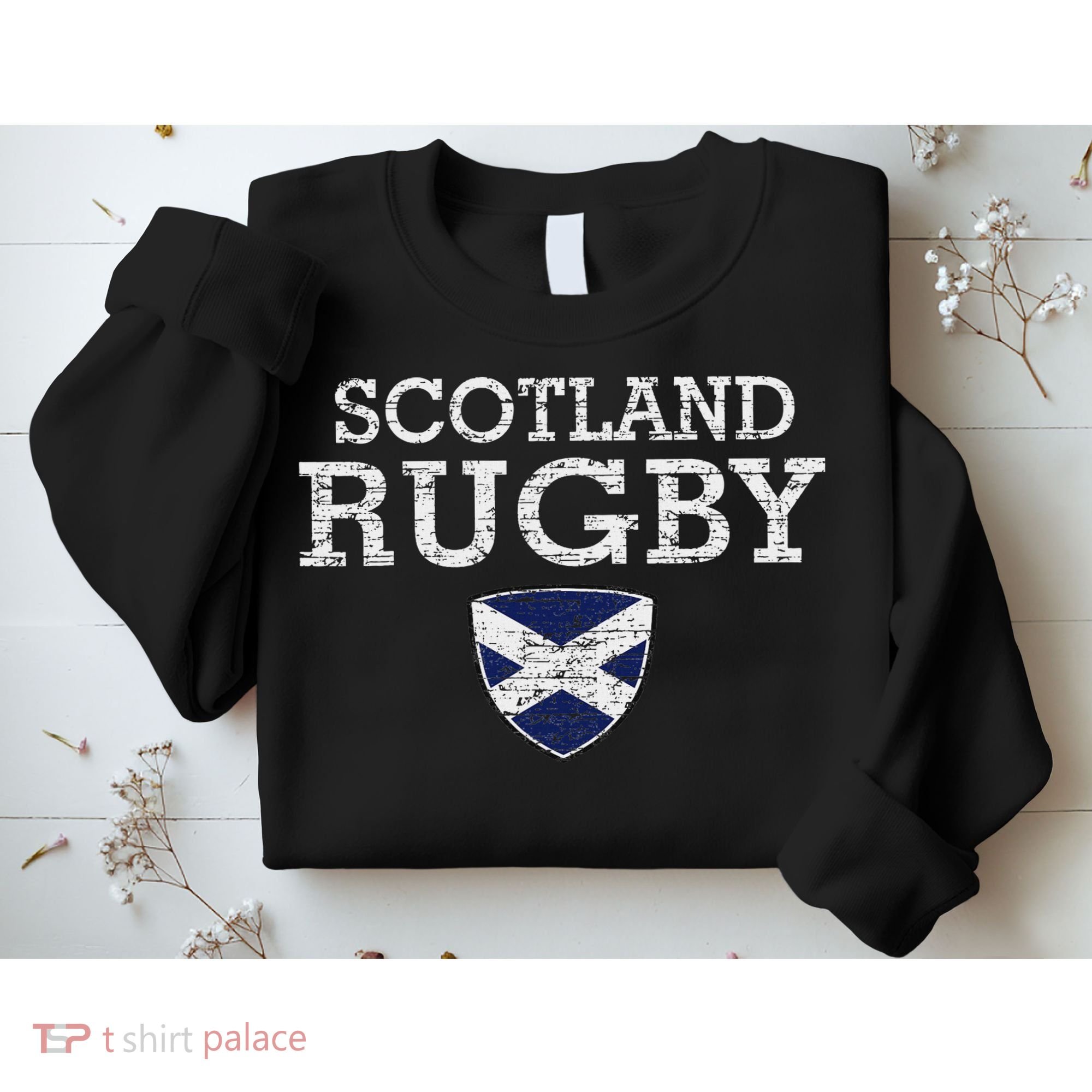 Scottish Flag Rugby Sweatshirt
