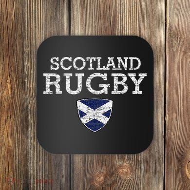 Scottish Flag Rugby Coaster
