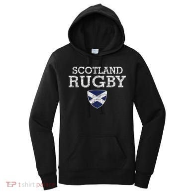 Scottish Flag Rugby Women's Hoodie