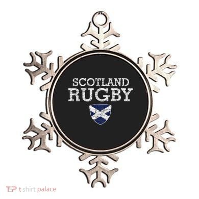 Scottish Flag Rugby Ornament
