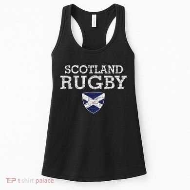Scottish Flag Rugby Women's Tank Top