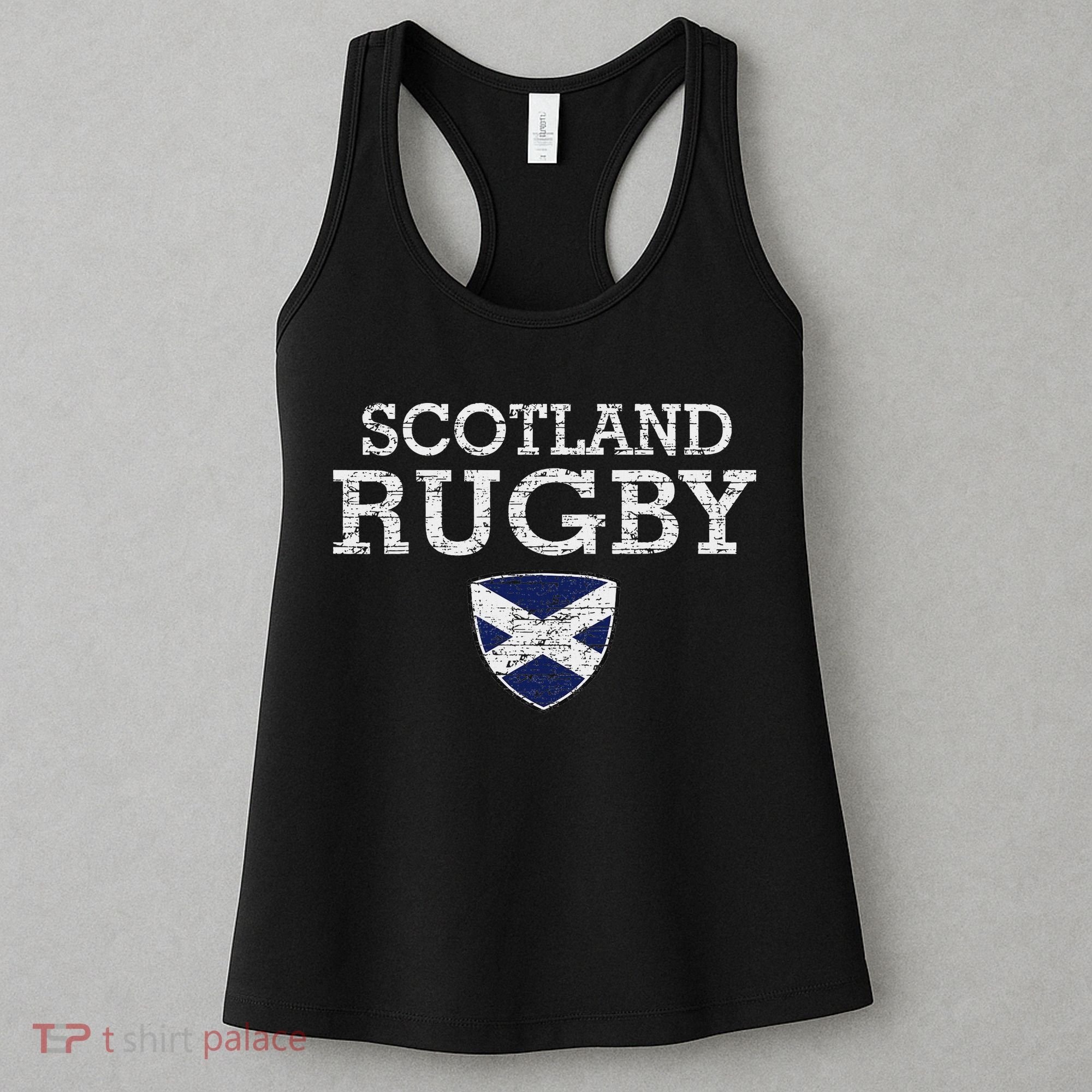 Scottish Flag Rugby Women's Tank Top