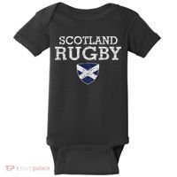 Scottish Flag Rugby Baby Bodysuit thumb 0
