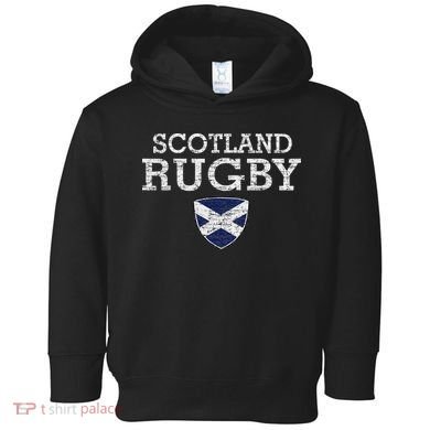 Scottish Flag Rugby Toddler Hoodie