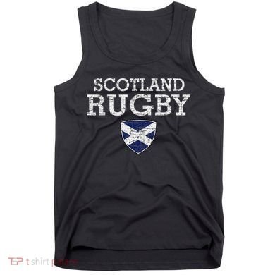 Scottish Flag Rugby Tank Top