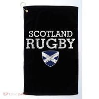 Scottish Flag Rugby Golf Towel thumb 0
