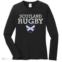 Scottish Flag Rugby Women's Long Sleeve Shirt thumb 0