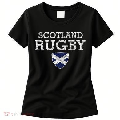 Scottish Flag Rugby Women's T-Shirt