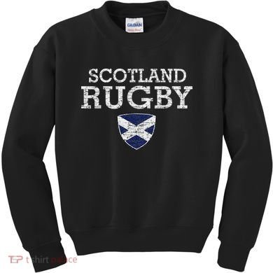 Scottish Flag Rugby Kids Sweatshirt