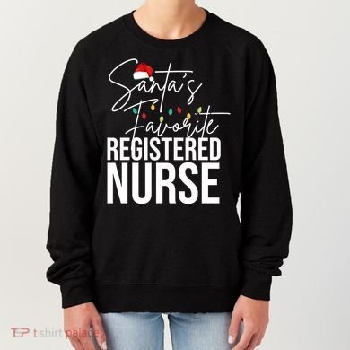Santa's Favorite Register Nurse Women's Sweatshirt