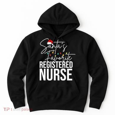 Santa's Favorite Register Nurse Hoodie
