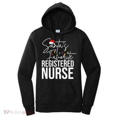 Santa's Favorite Register Nurse Women's Hoodie