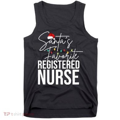 Santa's Favorite Register Nurse Tank Top