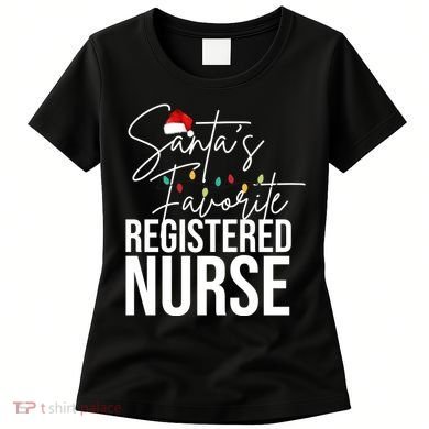 Santa's Favorite Register Nurse Women's T-Shirt