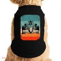 Sunset Formula Racing Race Car Silhouette Doggie Tank thumb 0