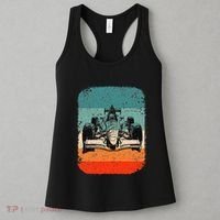 Sunset Formula Racing Race Car Silhouette Women's Tank Top thumb 3