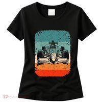 Sunset Formula Racing Race Car Silhouette Women's T-Shirt thumb 0