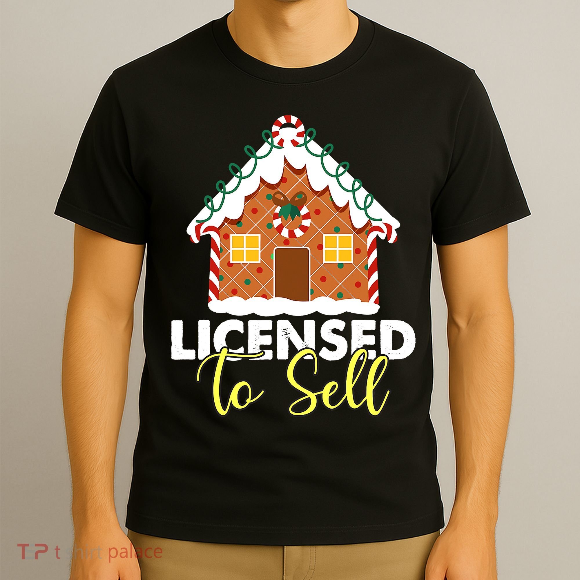 Santas Favorite Real Estate Agent Christmas Pajama Realtor T-Shirt