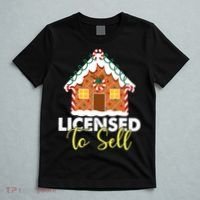 Santas Favorite Real Estate Agent Christmas Pajama Realtor T-Shirt thumb 5