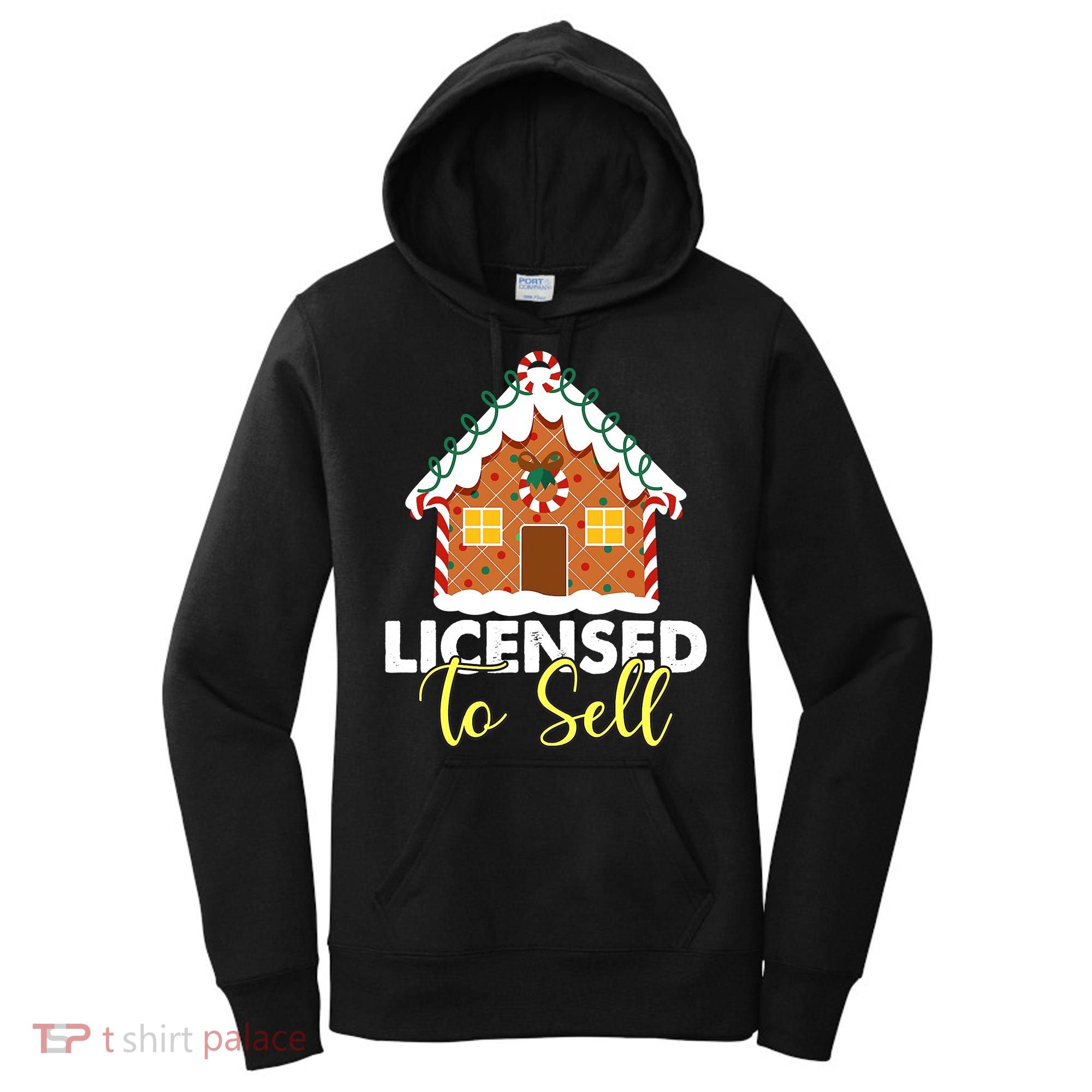 Santas Favorite Real Estate Agent Christmas Pajama Realtor Women's Hoodie