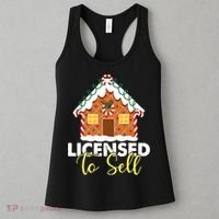 Santas Favorite Real Estate Agent Christmas Pajama Realtor Women's Tank Top thumb 3