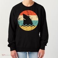 Shark Fin Retro Style Shark Women's Sweatshirt thumb 0