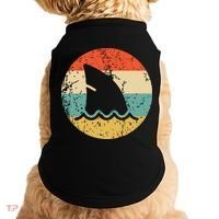 Shark Fin Retro Style Shark Doggie Tank thumb 0
