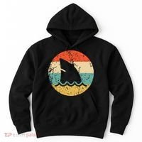 Shark Fin Retro Style Shark Hoodie thumb 0
