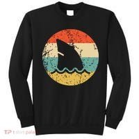 Shark Fin Retro Style Shark Sweatshirt thumb 0