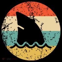 Shark Fin Retro Style Shark Coaster thumb 2