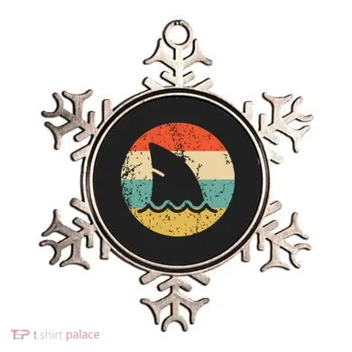 Shark Fin Retro Style Shark Ornament