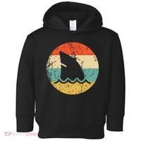 Shark Fin Retro Style Shark Toddler Hoodie thumb 0