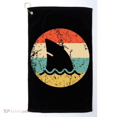 Shark Fin Retro Style Shark Golf Towel