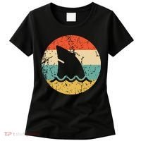 Shark Fin Retro Style Shark Women's T-Shirt thumb 0
