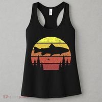 Steelhead Fishing Retro Rainbow Trout River Fisherman Women's Tank Top thumb 3