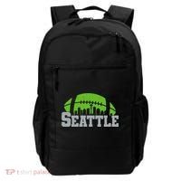 Seahawks Football Seattle Skyline Backpack thumb 0