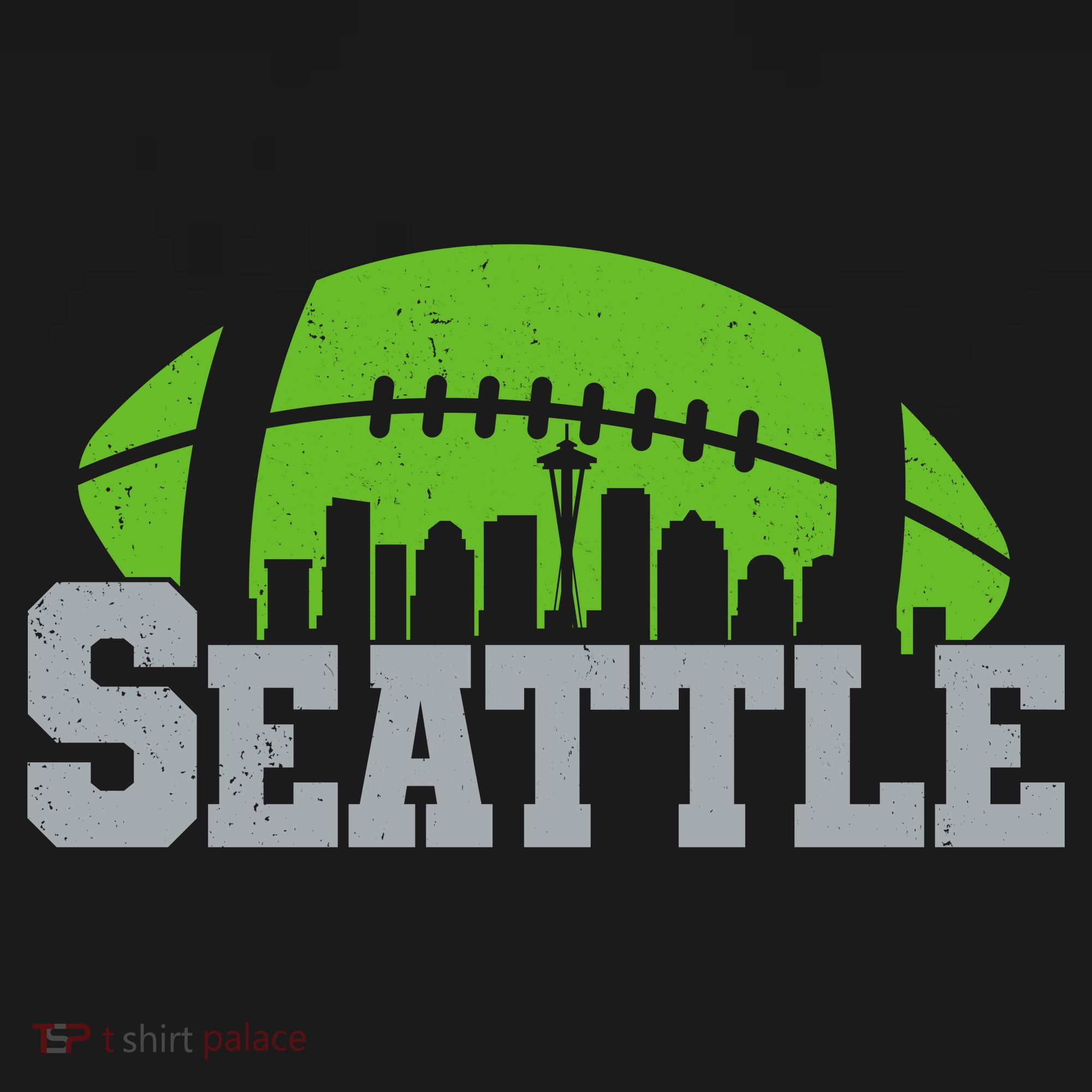 Seahawks Football Seattle Skyline Backpack