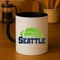 Seahawks Football Seattle Skyline Coffee Mug thumb 4