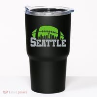 Seahawks Football Seattle Skyline Tumbler thumb 0