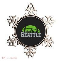 Seahawks Football Seattle Skyline Ornament thumb 0
